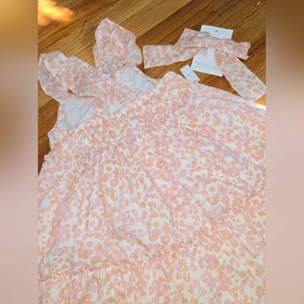 Rachel Zoe Pink and Cream Dress